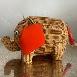 Kate Spade Novelty Wicker Elephant